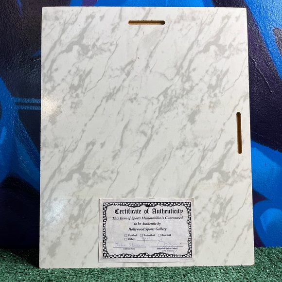 Signed John Stockton All Time NBA Assist Leader Plaque (8” x 10”) - Picture 3 of 4